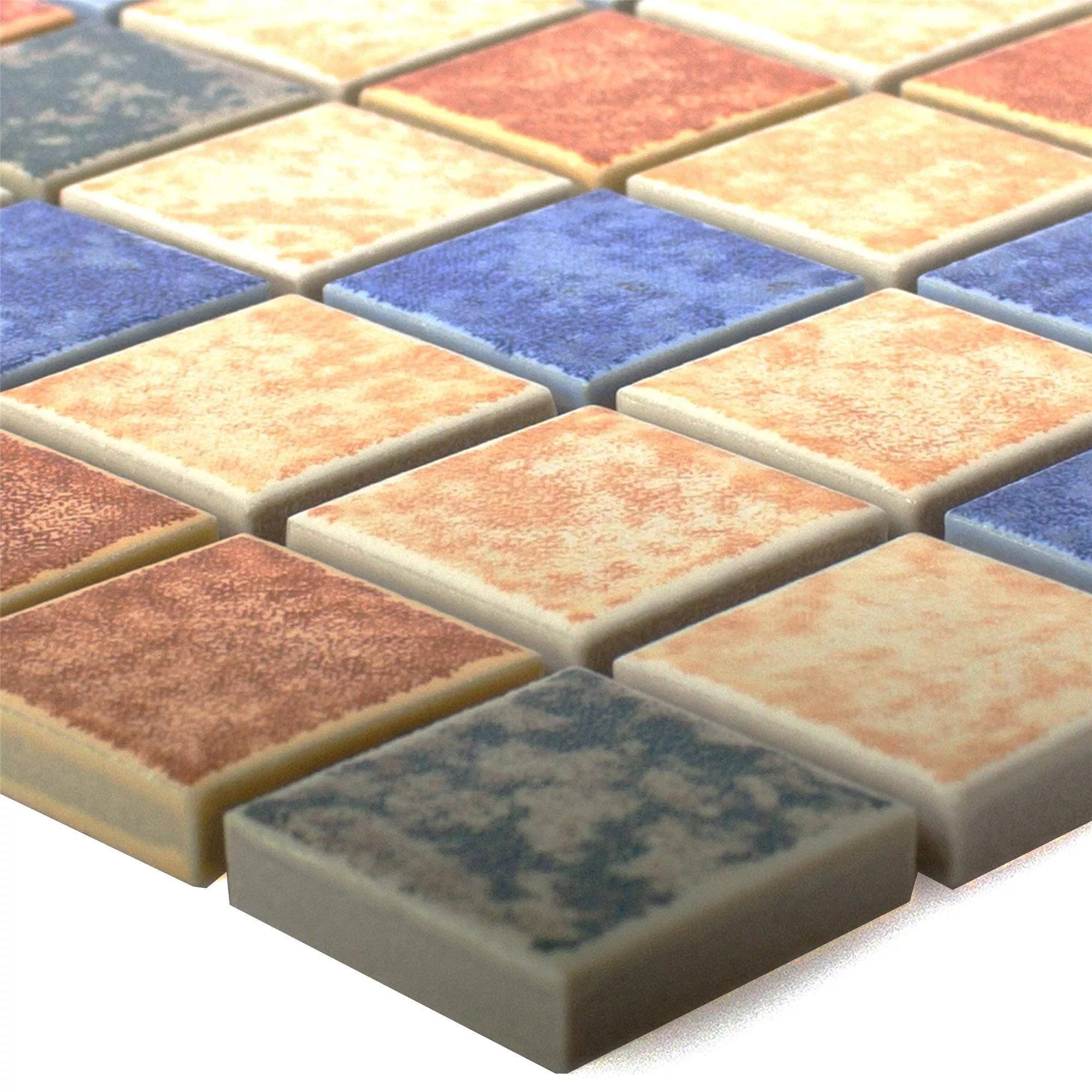 Sample Ceramic Mosaic Tiles Zotte Colored Mix