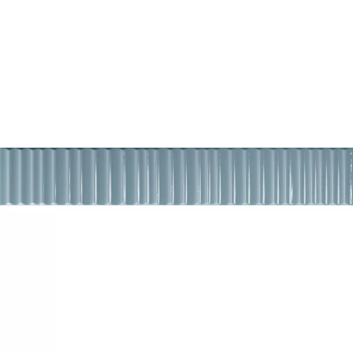 Wall Tiles Avila Relief Blue Glossy 5x30cm Wall Tiles Avila Relief Blue Glossy 5x30cm