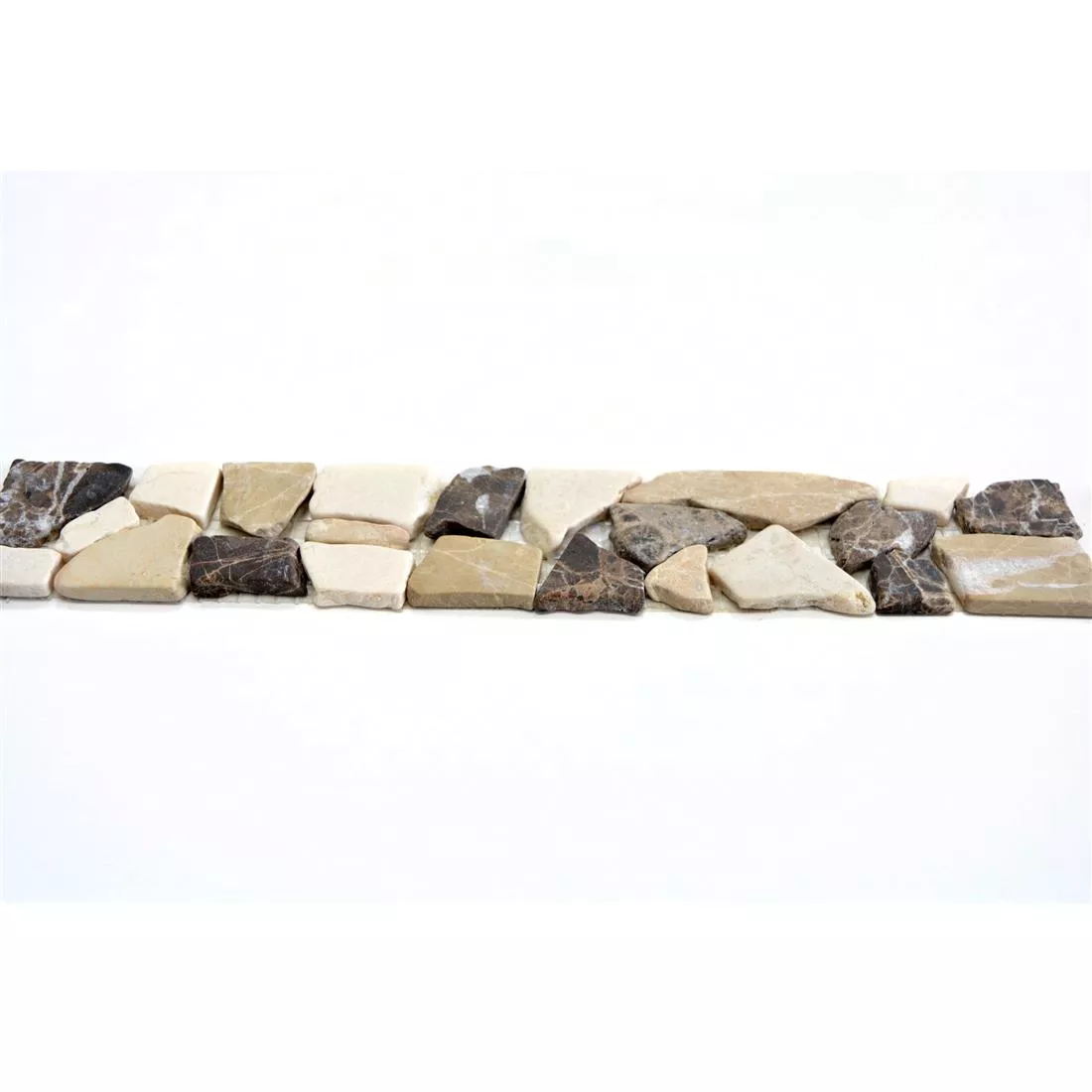 Natural Stone TilesBorder Riesco Castanao Biancone