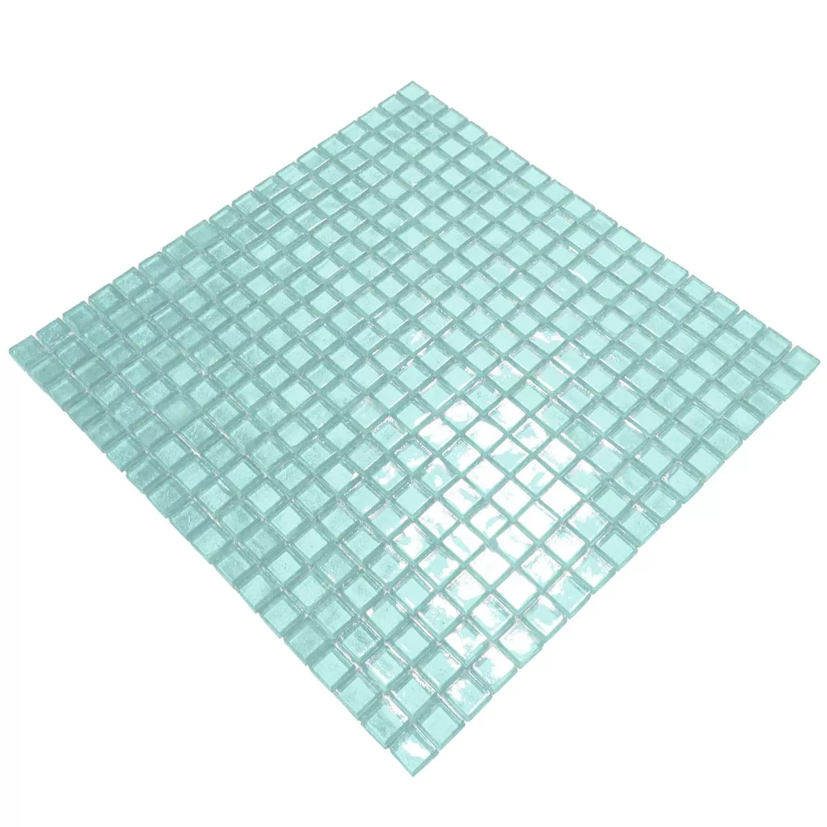 Sample Glass Mosaic Tiles Anastasia Sea Blue