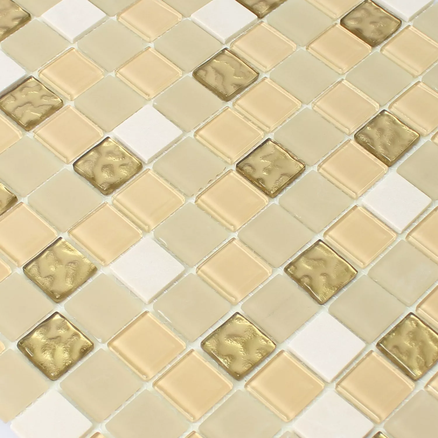 Sample Mosaic Tiles Natural Stone Glass Self Adhesive Gold
