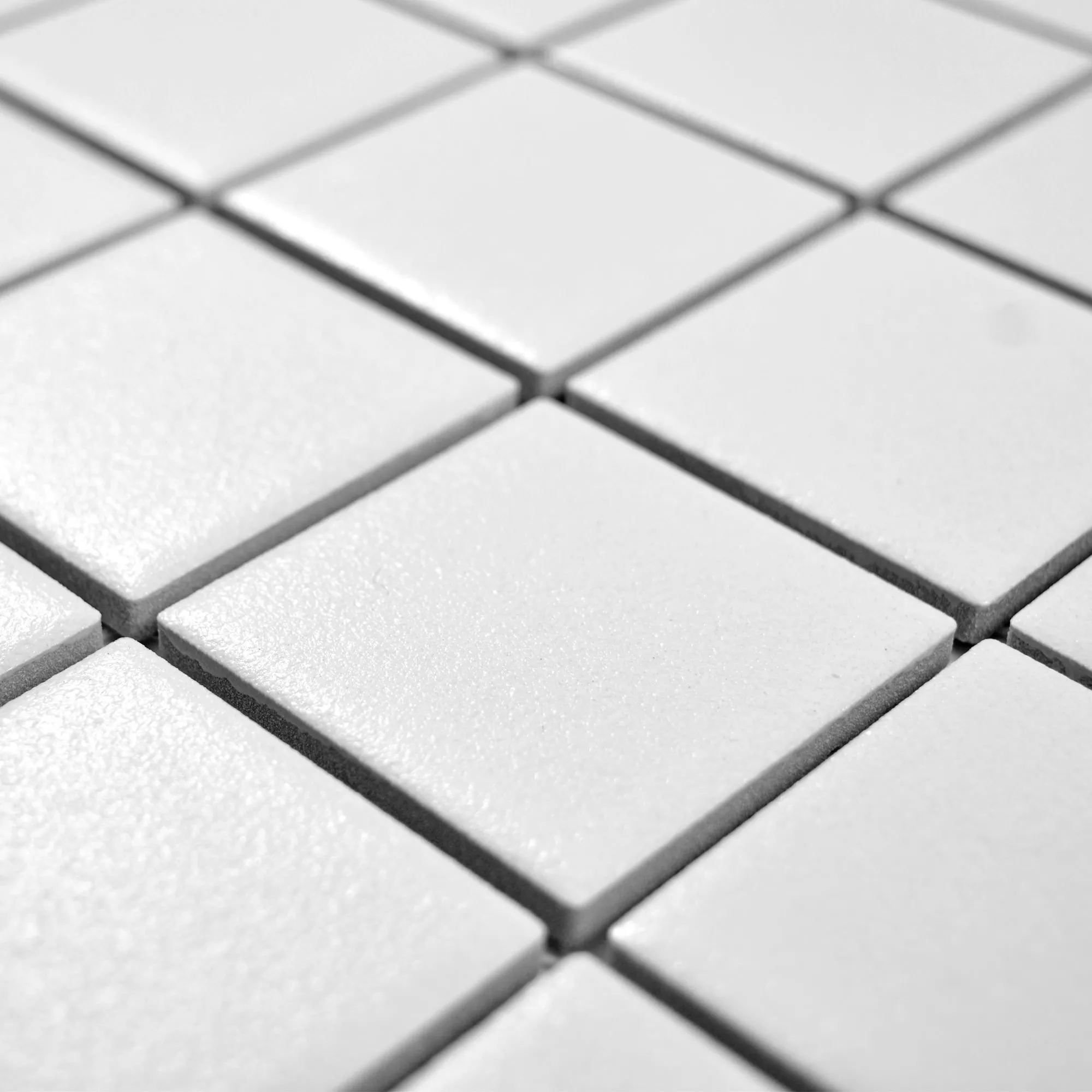 Sample Ceramic Mosaic Tiles Pilamaya White Non-Slip R10 Q48