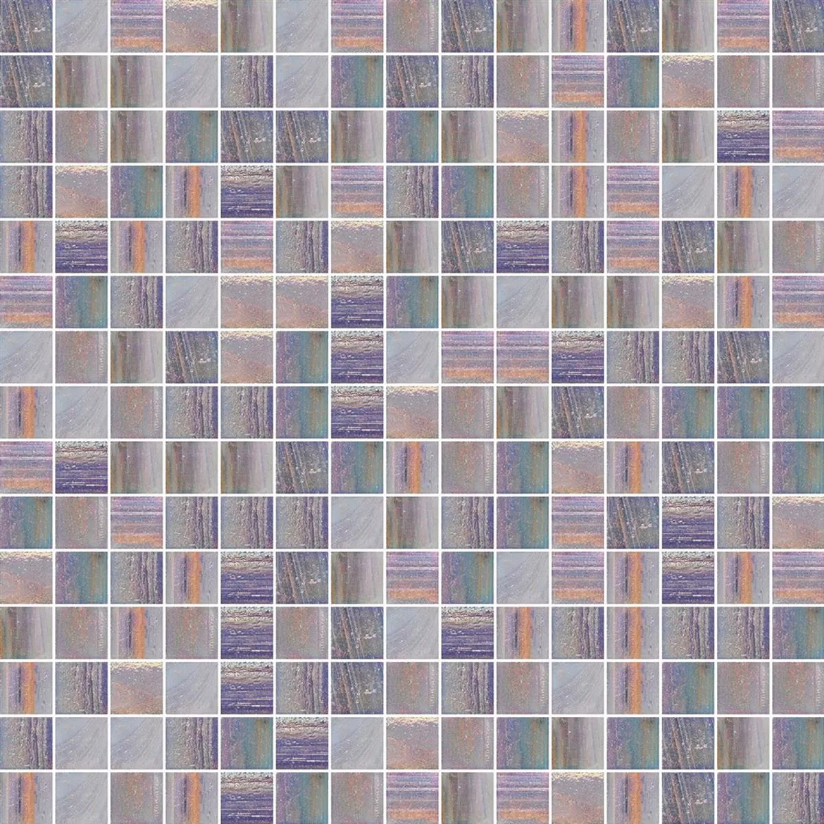 Glass Mosaic Tiles Trend-Vi 824 Shining 20x20 mm