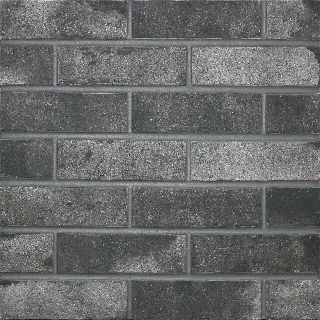 Floor Tiles Leverkusen 7,1x24cm Straps Dark Grey