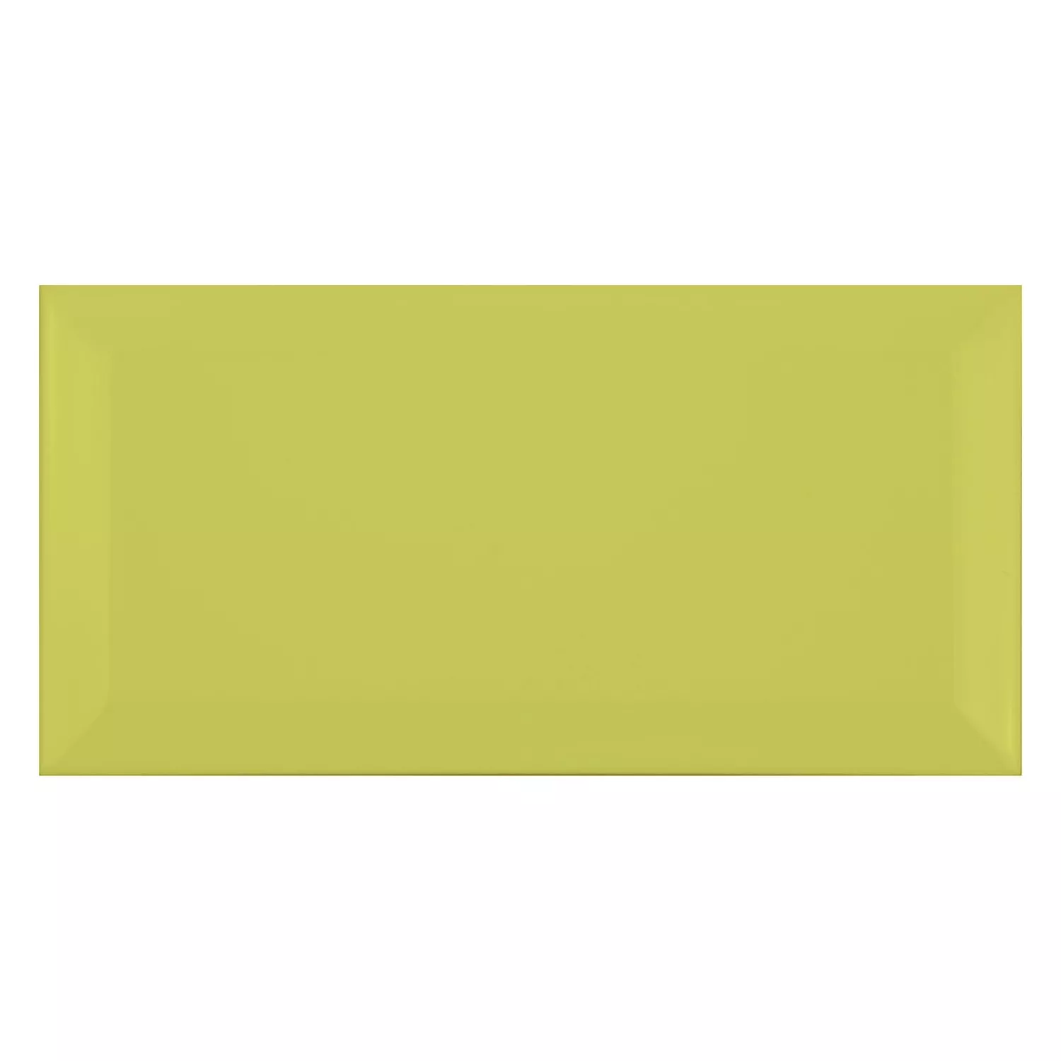 Metro tile Green Mat 10x20 cm Facet Jasper Pistacho