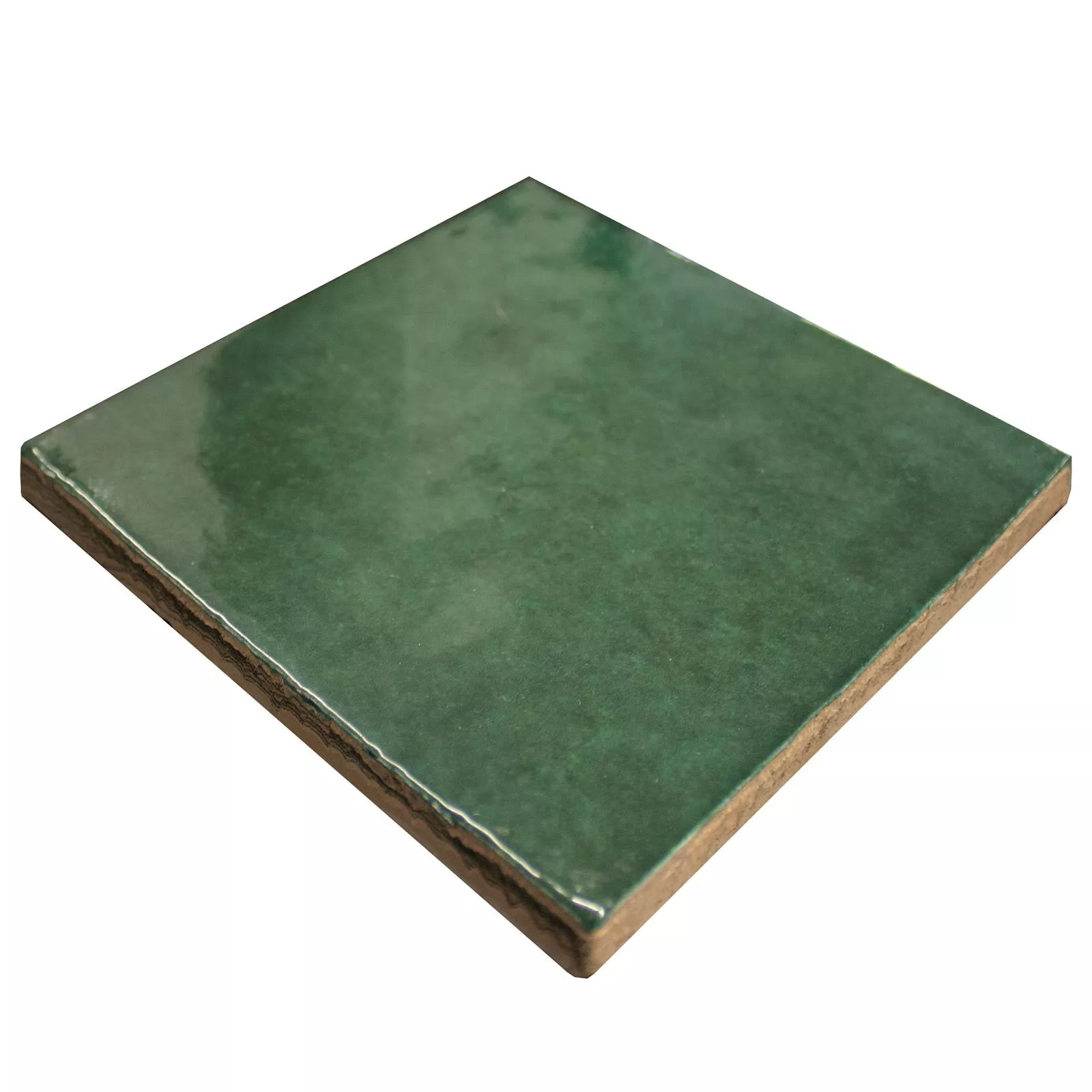 Sample Wall Tiles Concord Wave Optics Moss Green 13,2x13,2cm