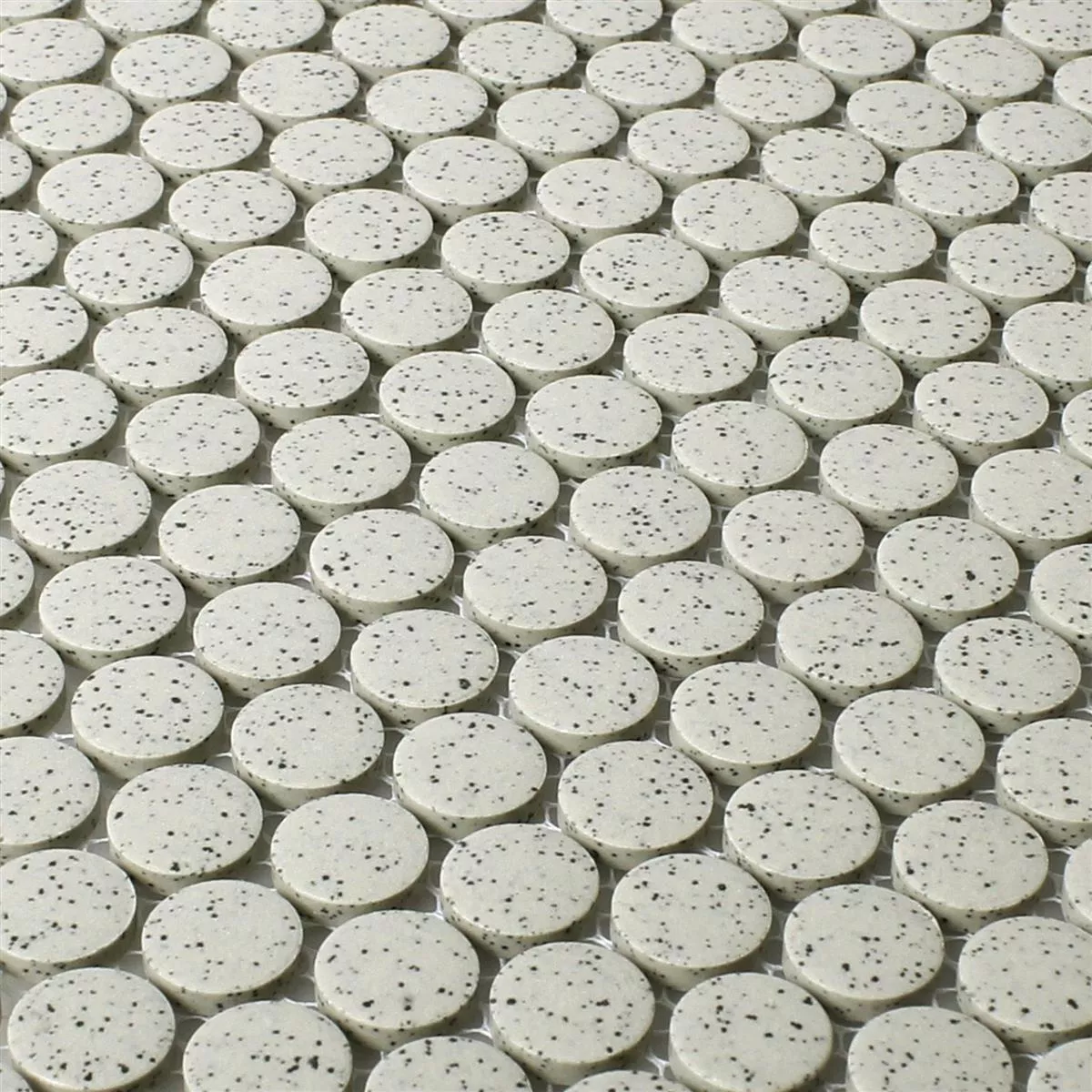 Ceramic Mosaic Tiles Luanda Beige Button