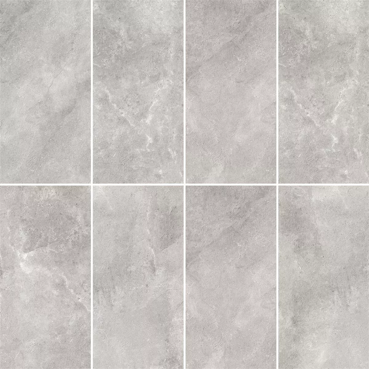 Sample Floor Tiles Bangui Stone Optic Silver 