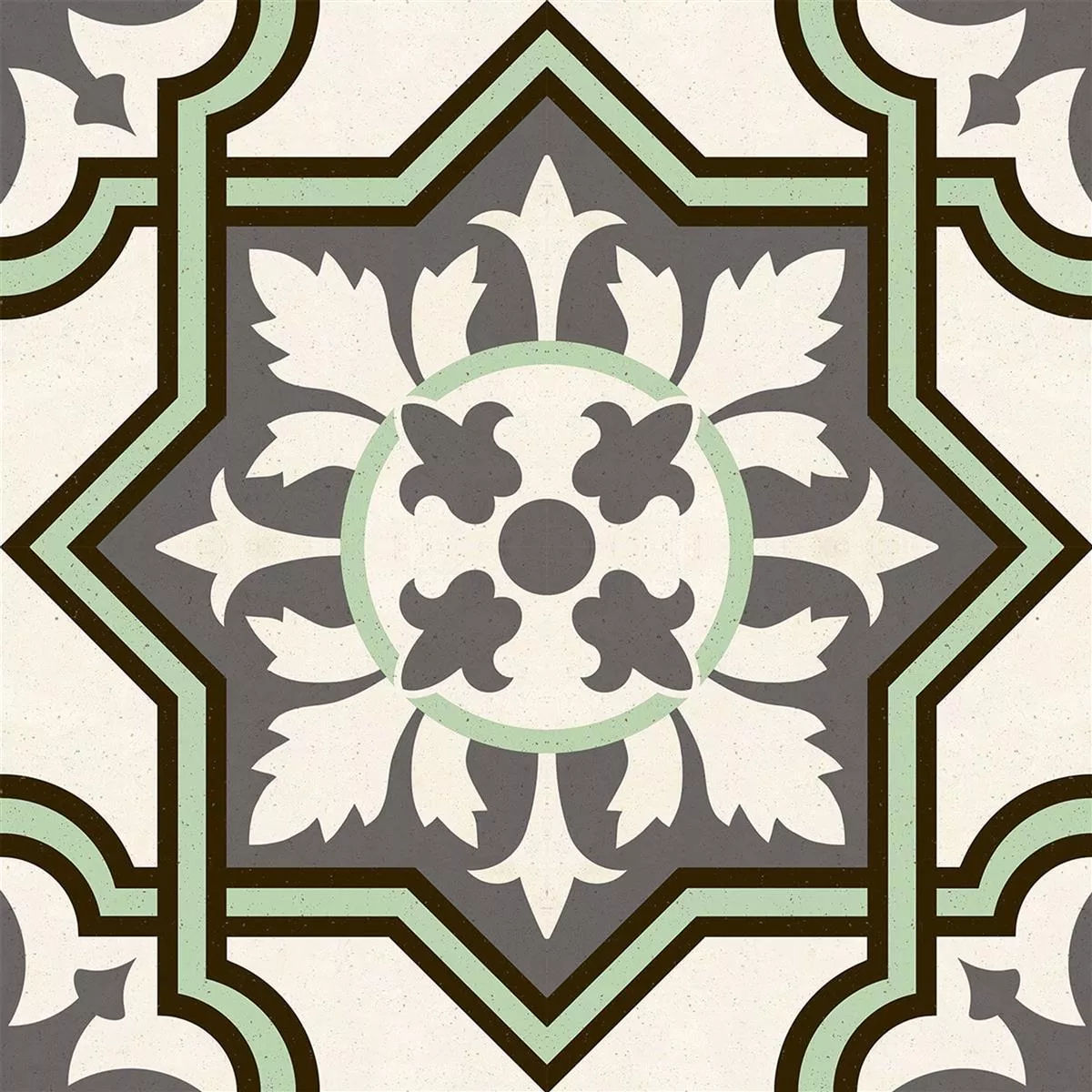 Porcelain Stoneware Tiles Bellissimo Green 22,5 x 22,5cm