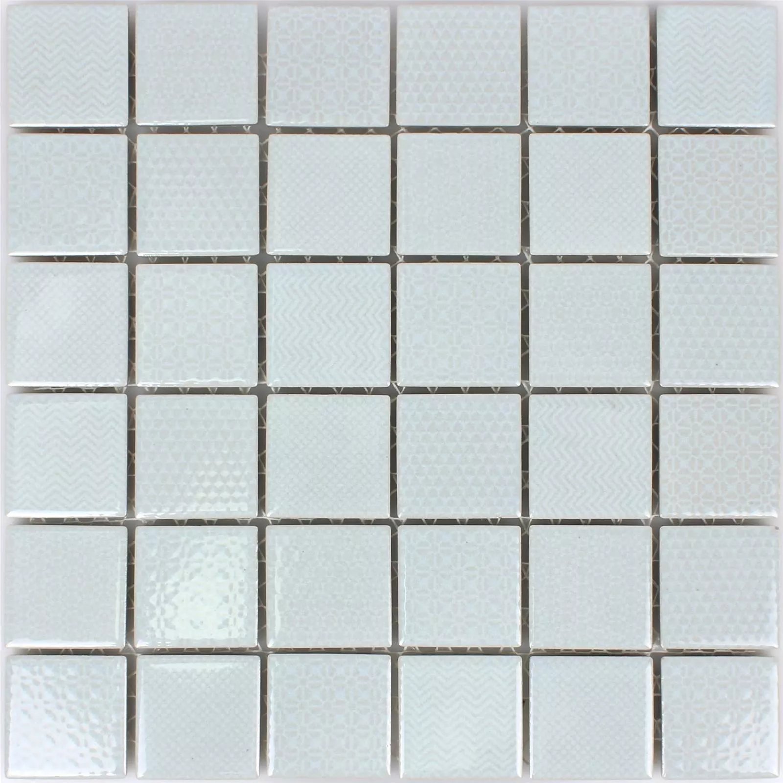 Sample Mosaic Tiles Ceramic Sapporo Mint
