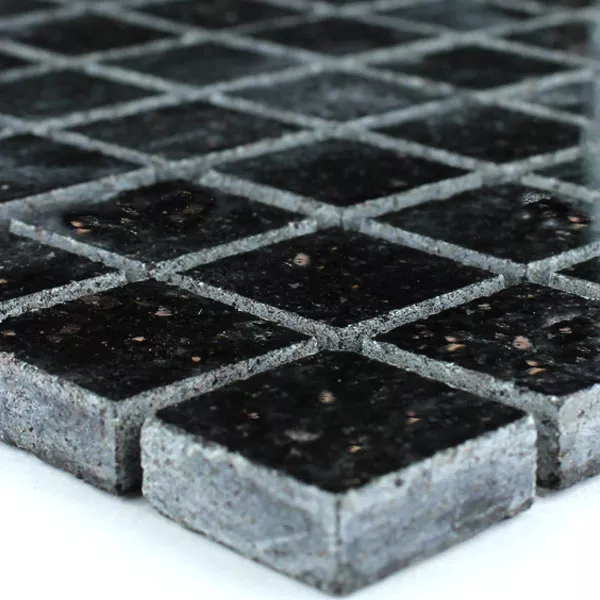 Mosaic Tiles Granit 23x23x8mm Galaxy Black