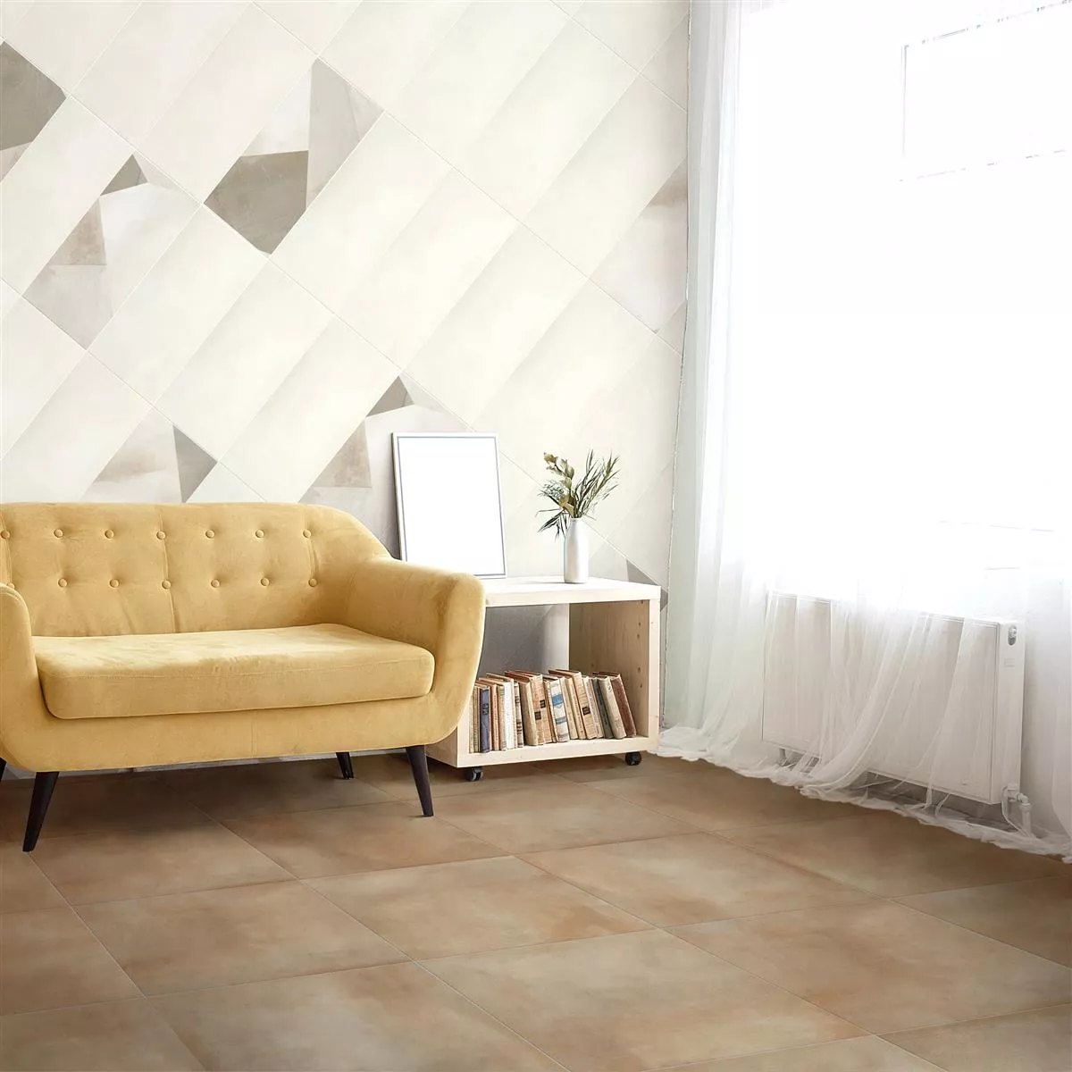 Floor Tiles Brazil Beton-Optic Brown 60x60cm