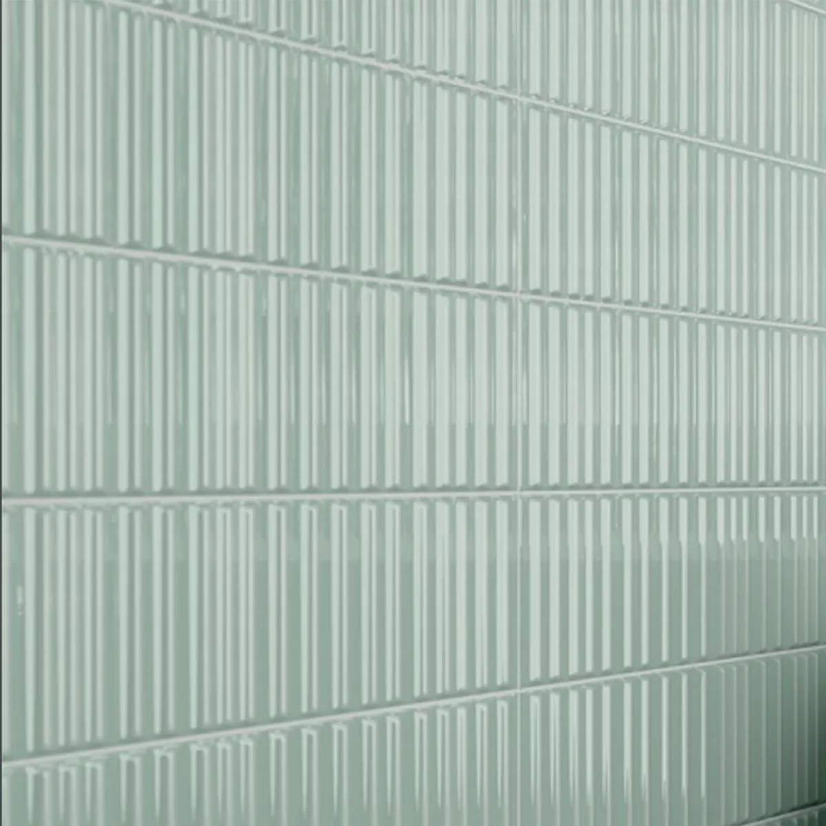 Wall Tiles Avila Relief Cyan Glossy 5x30cm