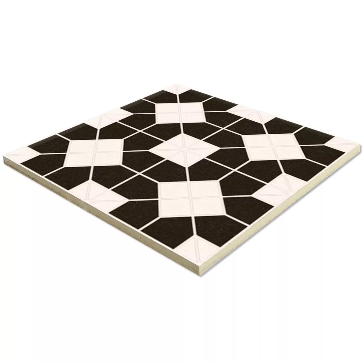 Porcelain Stoneware Tiles Murcia Black 22,5x22,5cm