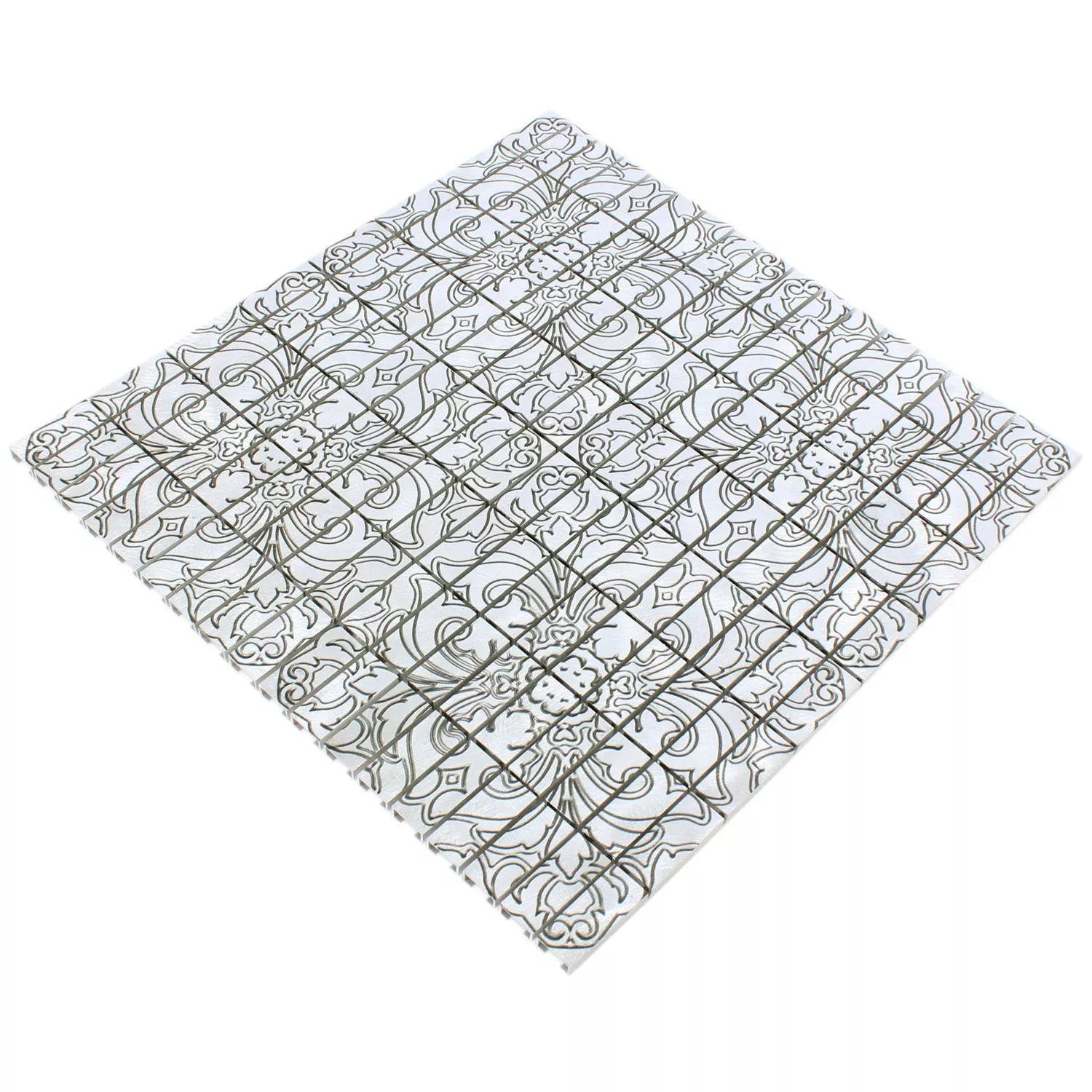 Mosaic Tiles Aluminium Profitis Silver