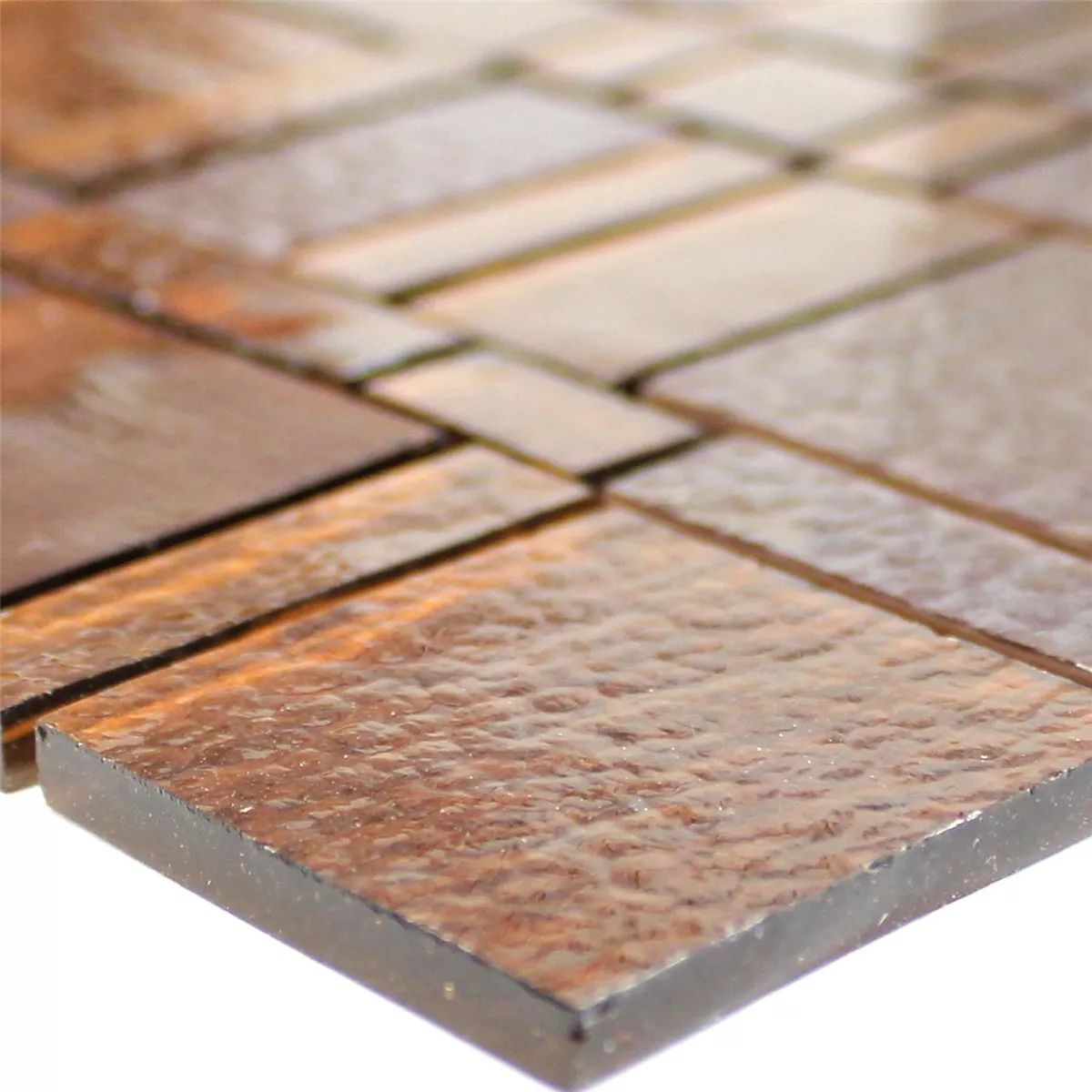 Glass Tiles Trend-Vi Mosaic Liberty Tobacco