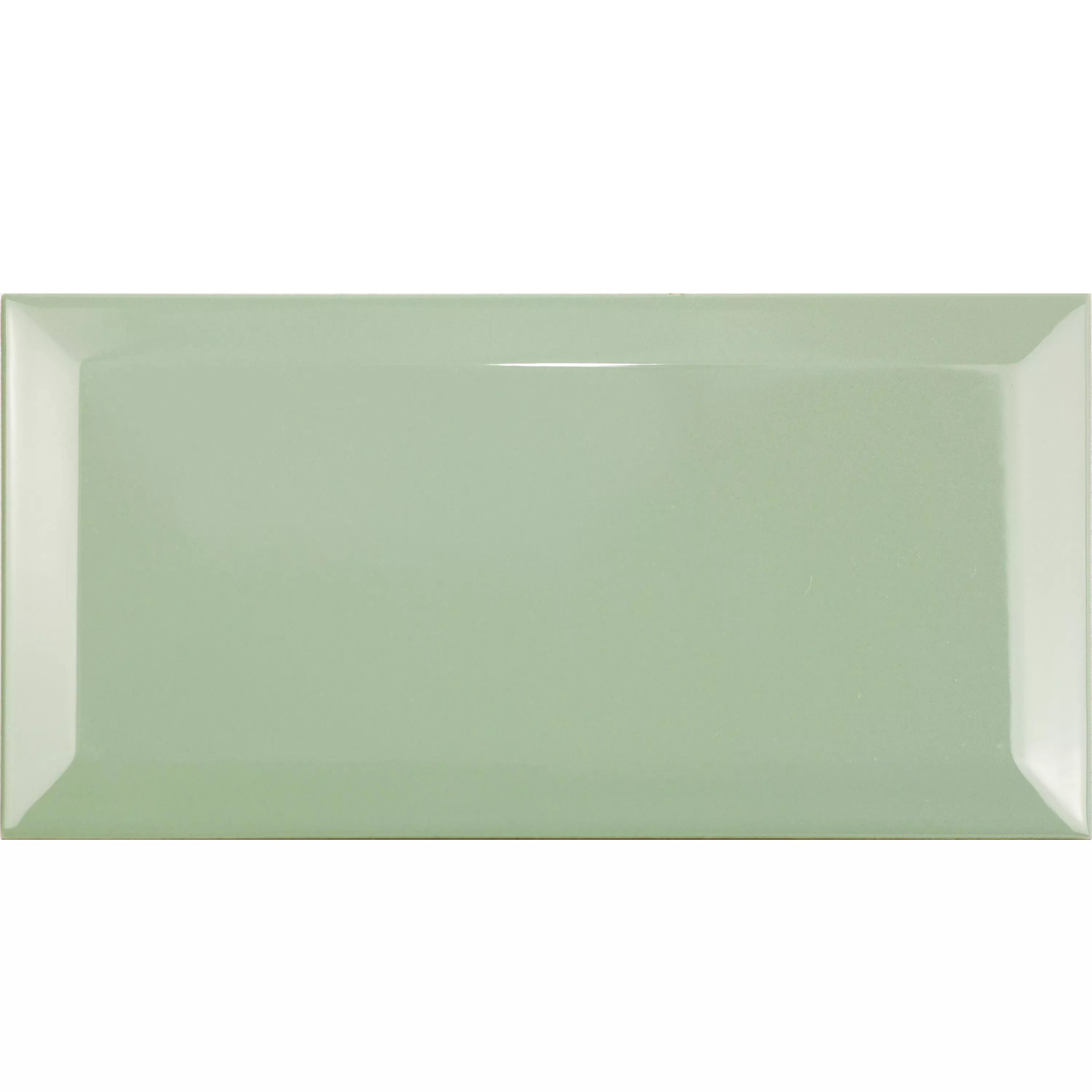 Metro Wall Tiles Brussel Facet 10x20x0,7cm Verde Metro Wall Tiles Brussel Facet 10x20x0,7cm Verde