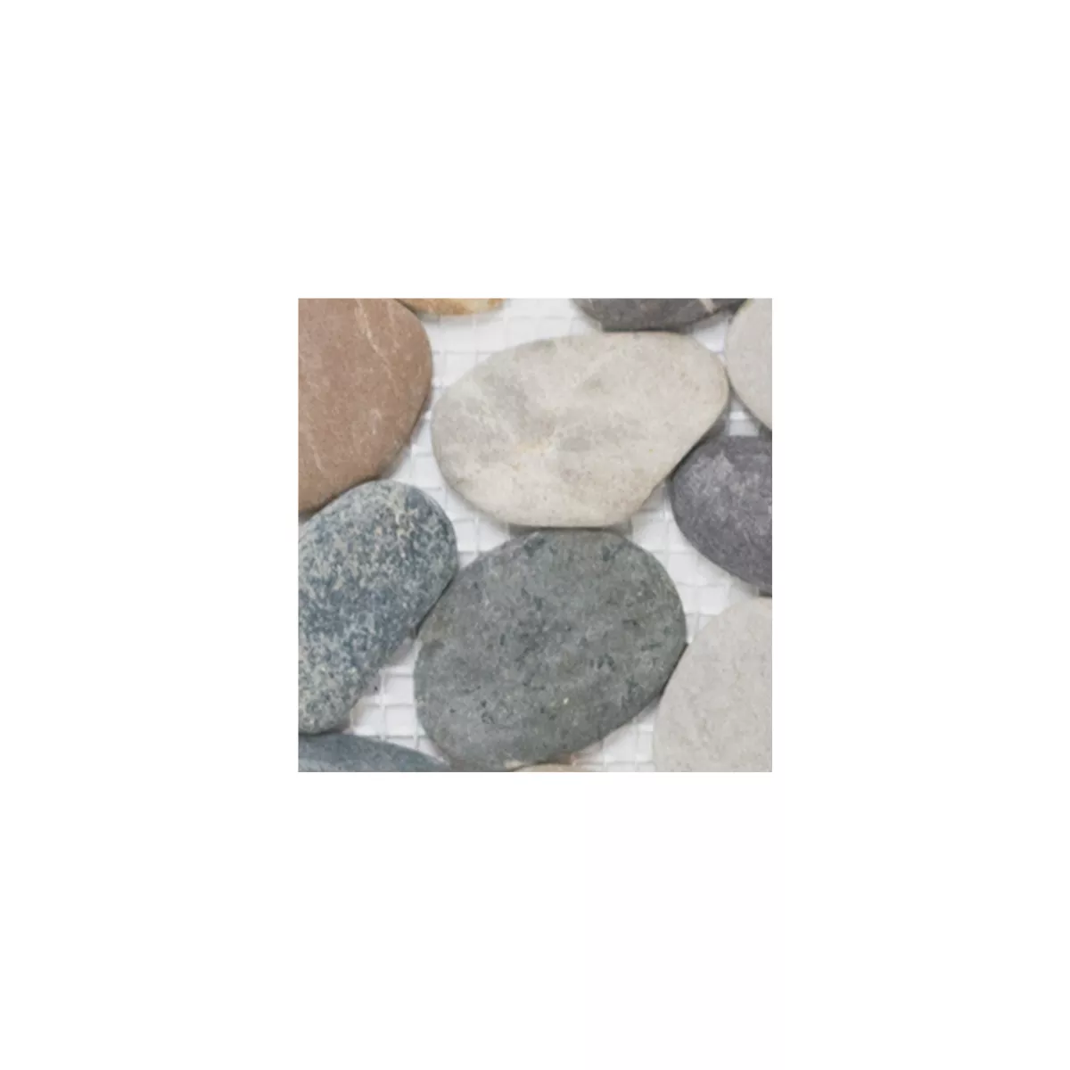 Sample Mosaic Tiles River Pebbles Natural Stone Doha