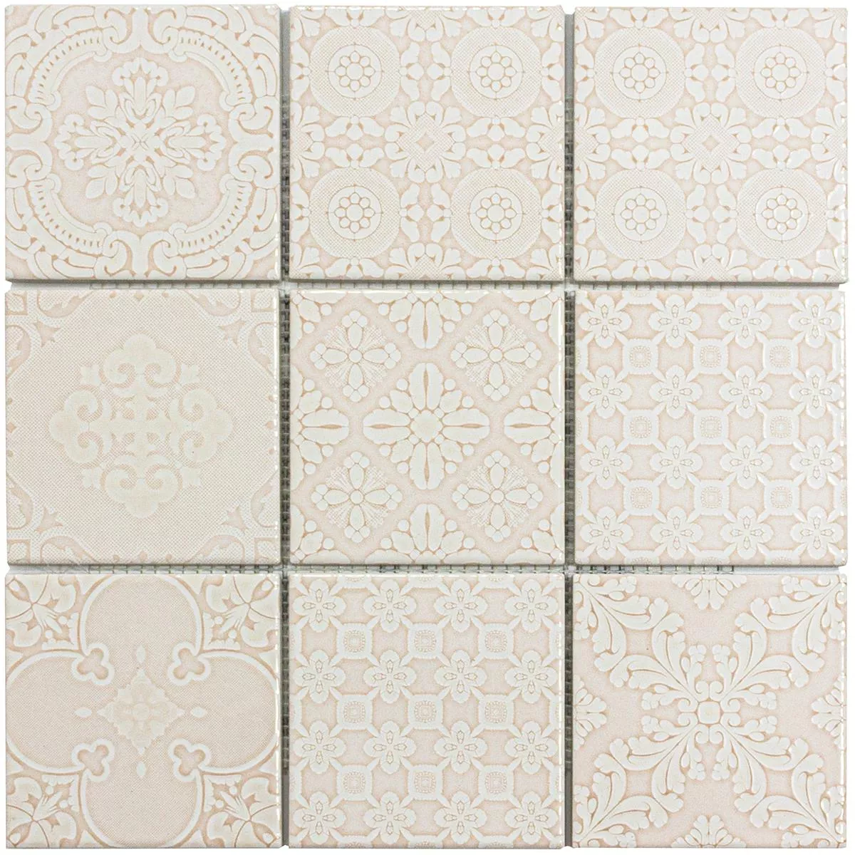 Ceramic Mosaic Tiles Rivabella Relief
