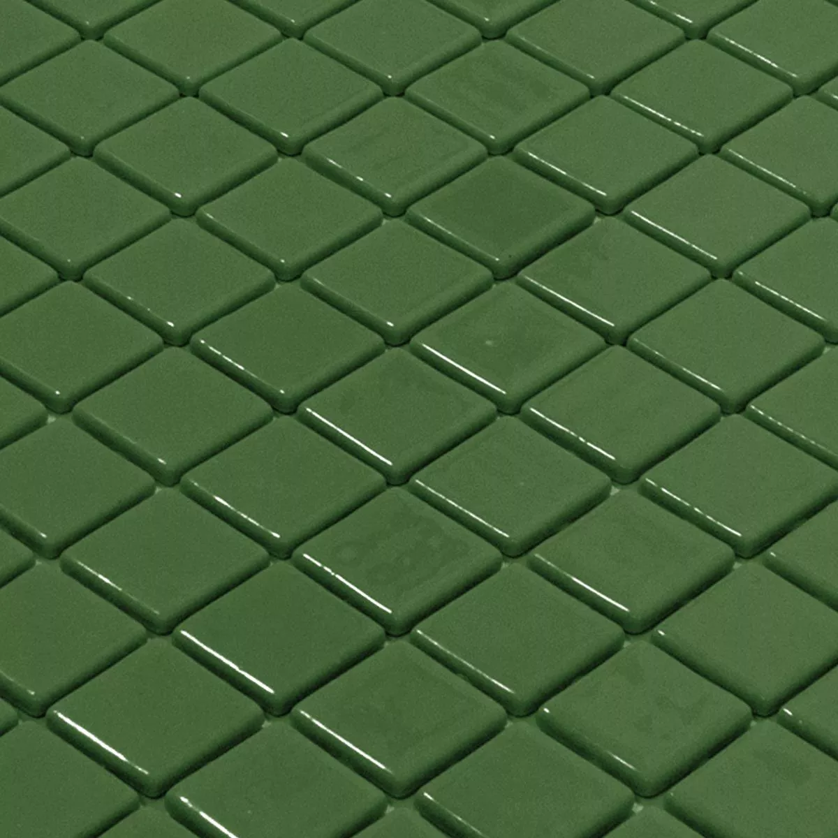 Glass Swimming Pool Mosaic Venetia Dark Green