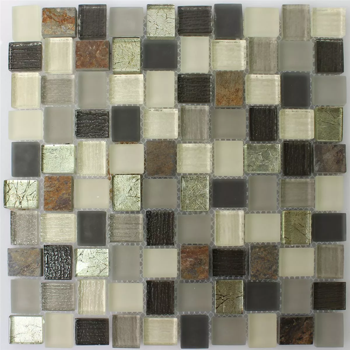 Mosaic Tiles Glass Natural Stone Rustik