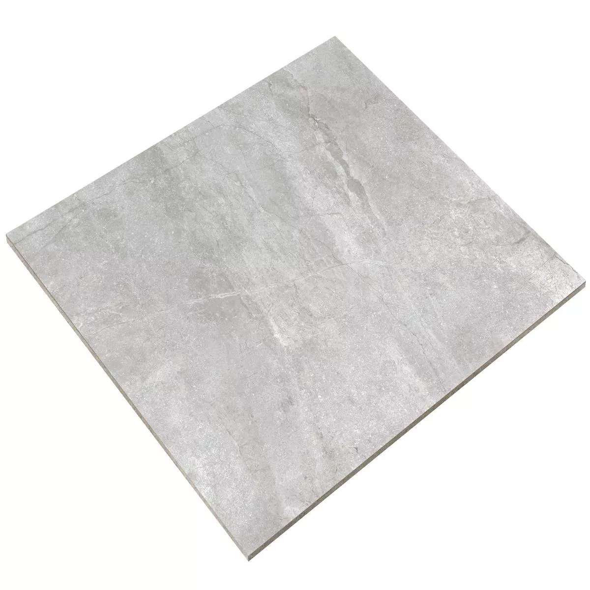 Sample Floor Tiles Pangea Marble Optic Polished Silver 60x60cm