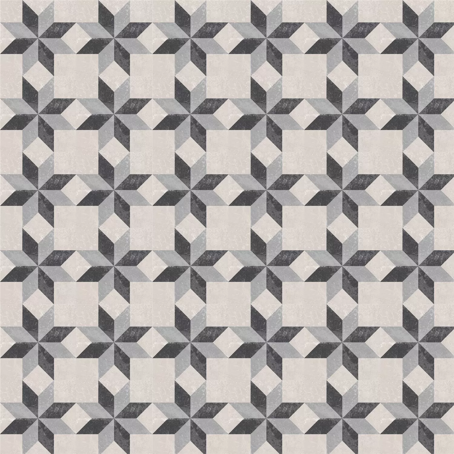 Cement Tiles Retro Optic Gris Floor Tiles Martinez 18,6x18,6cm