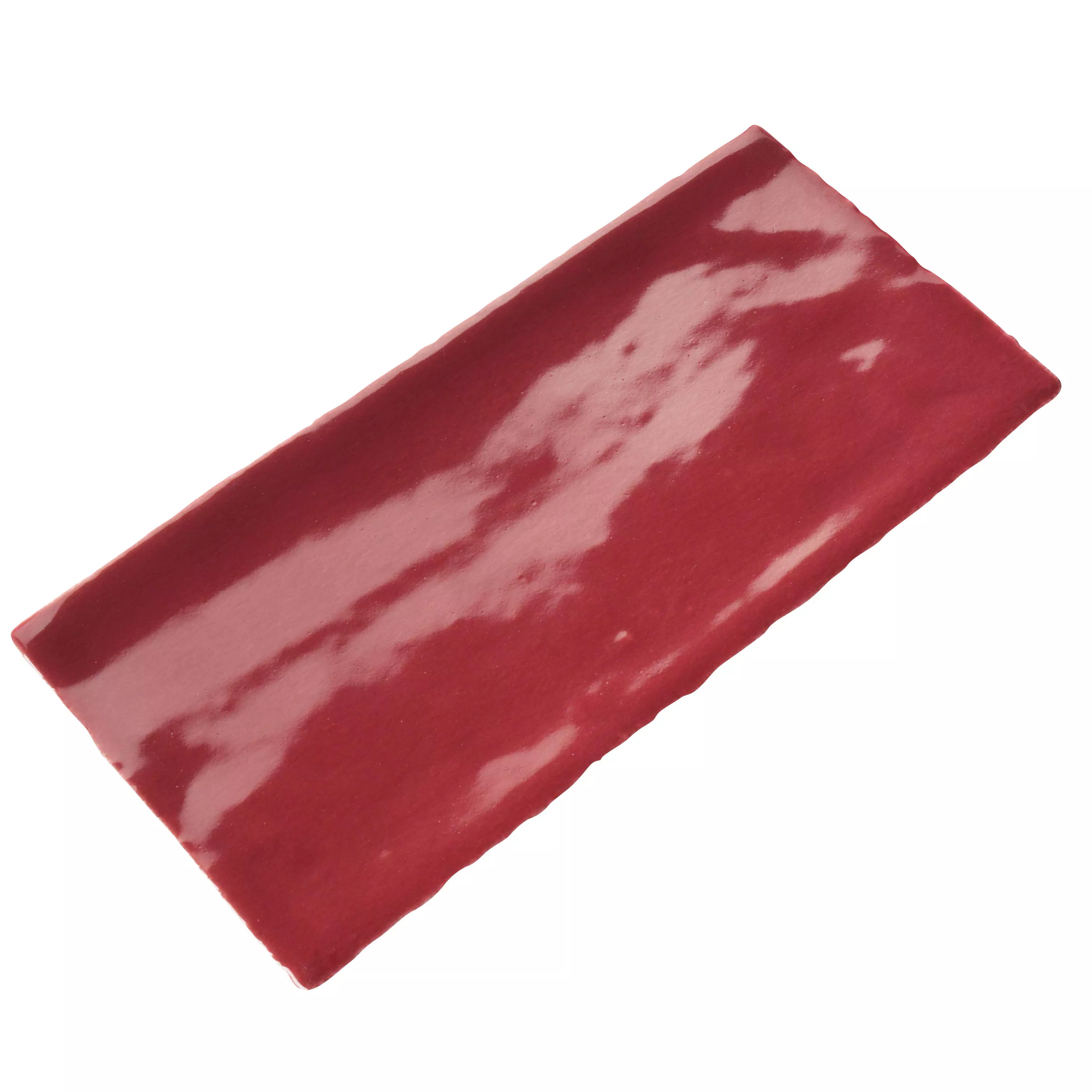 Wall Tile Algier Hand Made 7,5x15cm Wine red