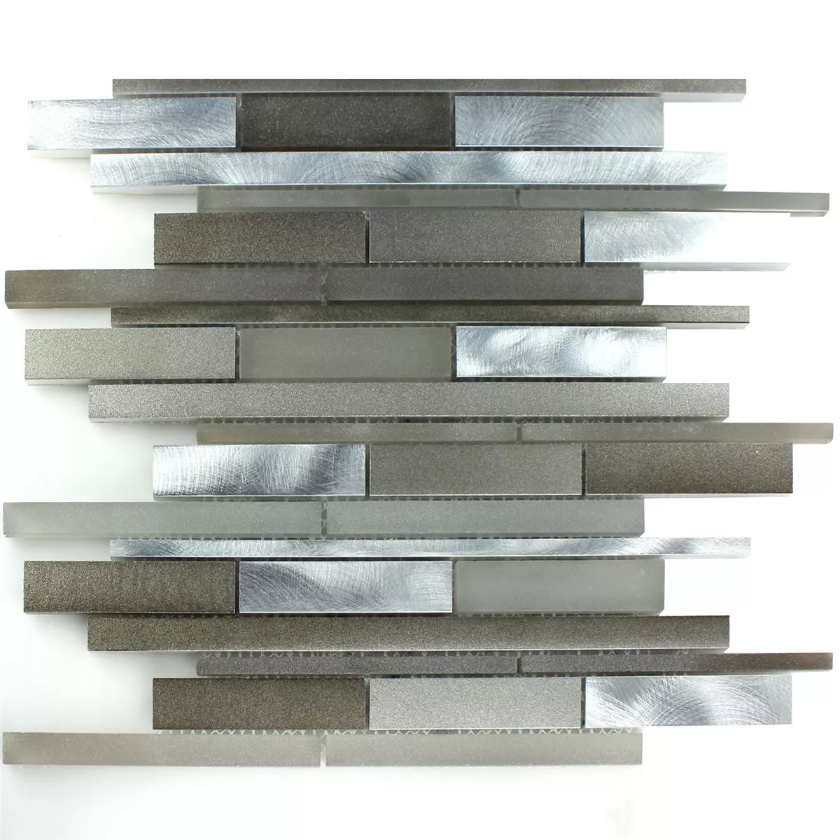 Aluminium Glass Design Mosaic Mud Stick