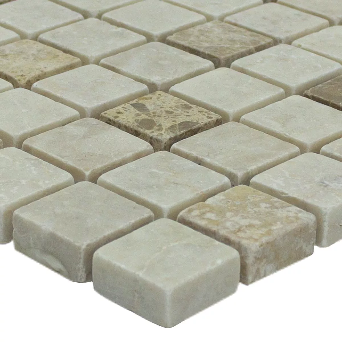 Natural Stone Mosaic Tile Fridali Beige Brown Natural Stone Mosaic Tile Fridali Beige Brown