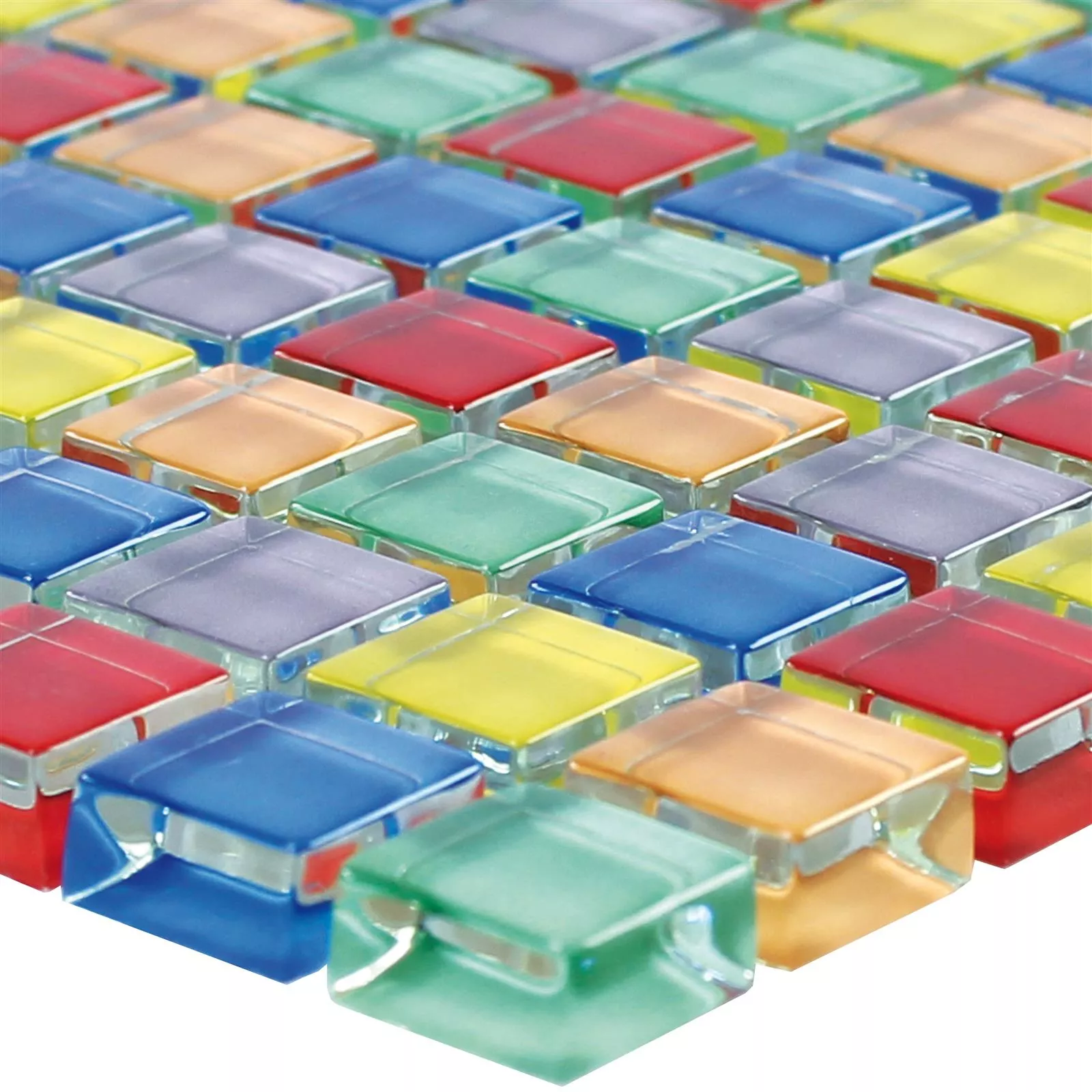 Glass Mosaic Tiles Fredonia Colored Mix Glass Mosaic Tiles Fredonia Colored Mix