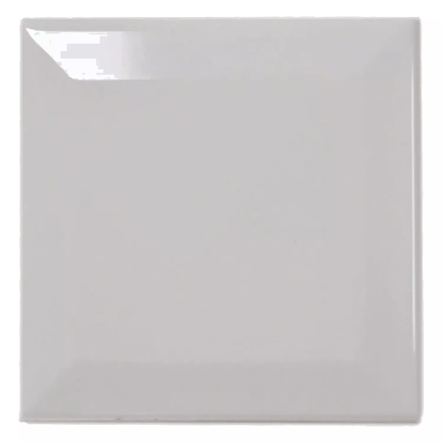 Metro tile Grey Glossy 10x10 cm Facet Catarina Gris