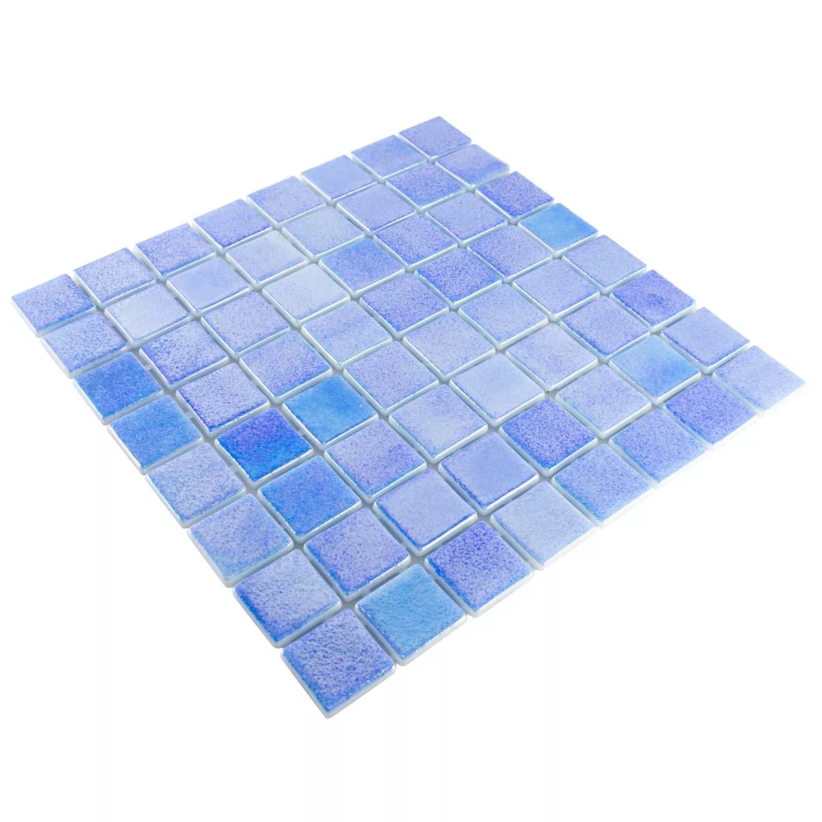 Sample Glass Swimming Pool Mosaic McNeal Blue 38