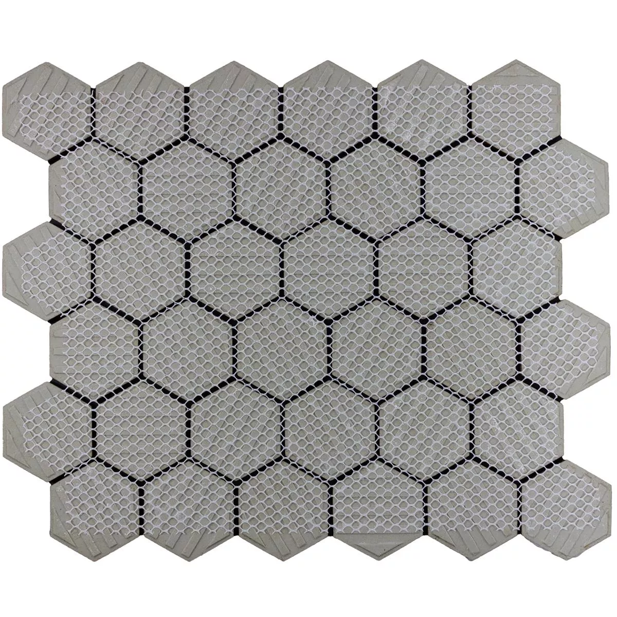 Ceramic Mosaic Tiles Stellaris Hexagon Bronze