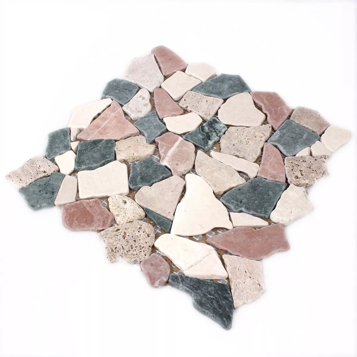 Mosaic Tiles Broken Marble Multi