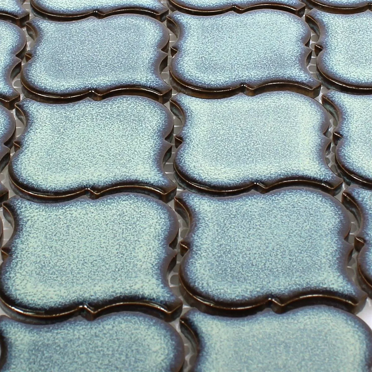 Sample Ceramic Mosaic Tiles Trier Florentiner Blue