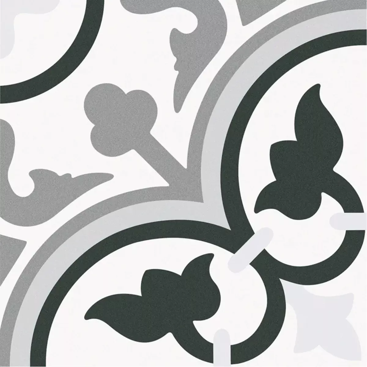 Floor Tiles Cement Optic Atlantica Botticelli Grey Blanc