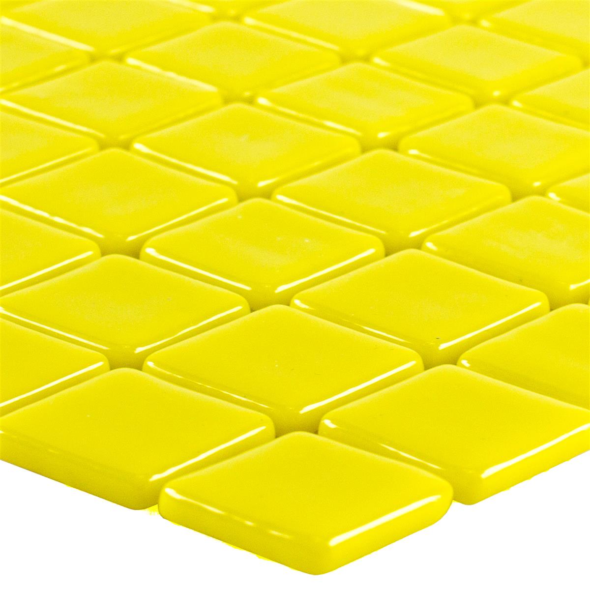 Glass Pool Swimmingpool Mosaic Pixley Yellow