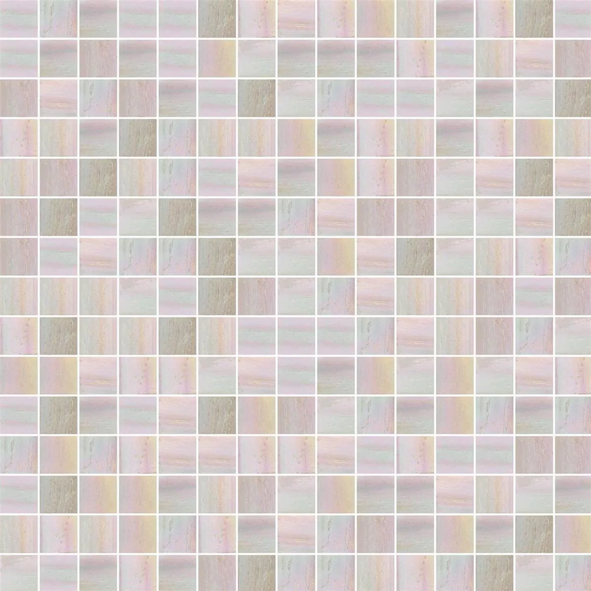 Glass Mosaic Tiles Trend-Vi 821 Shining 20x20 mm