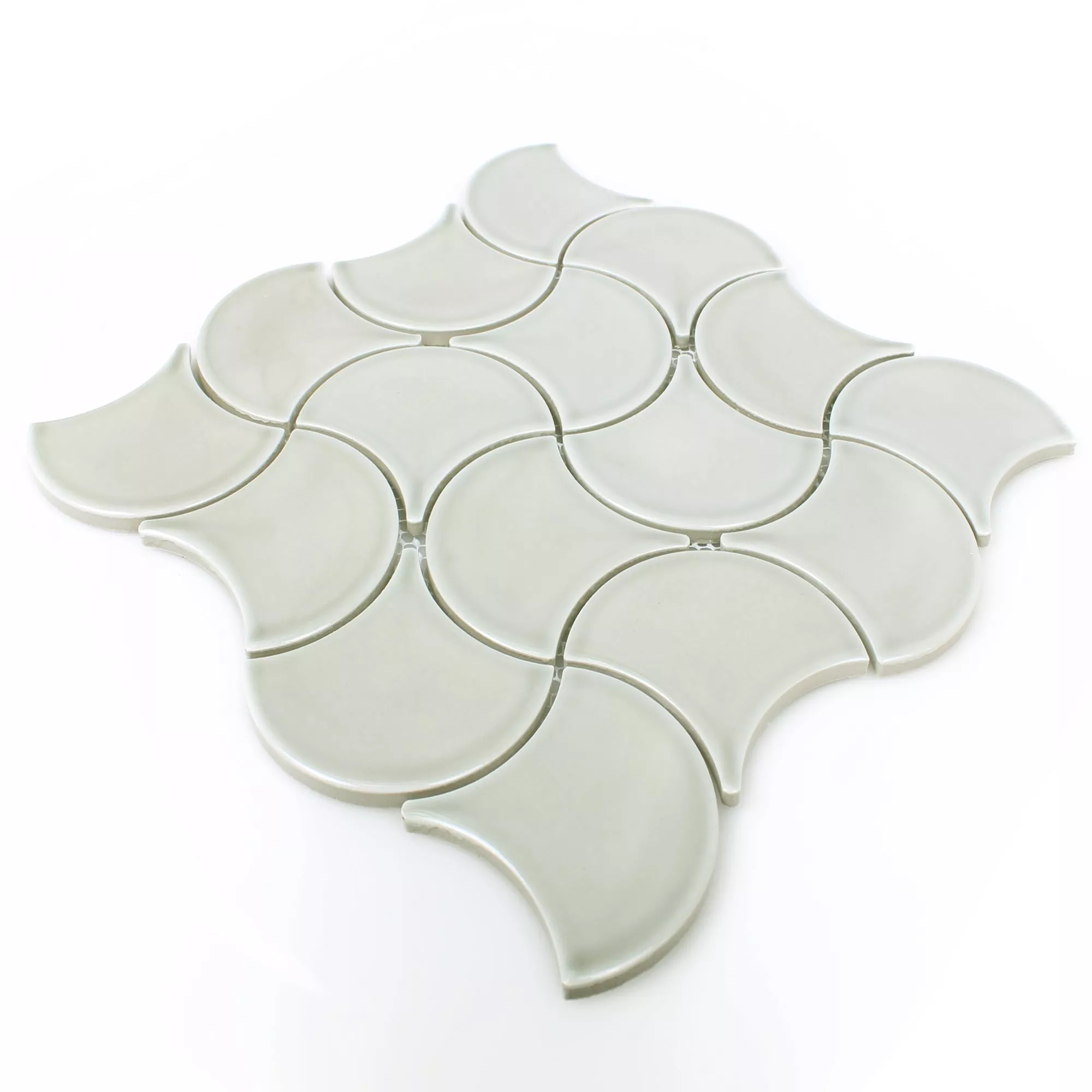 Ceramic Mosaic Tiles Toledo Wave Grey