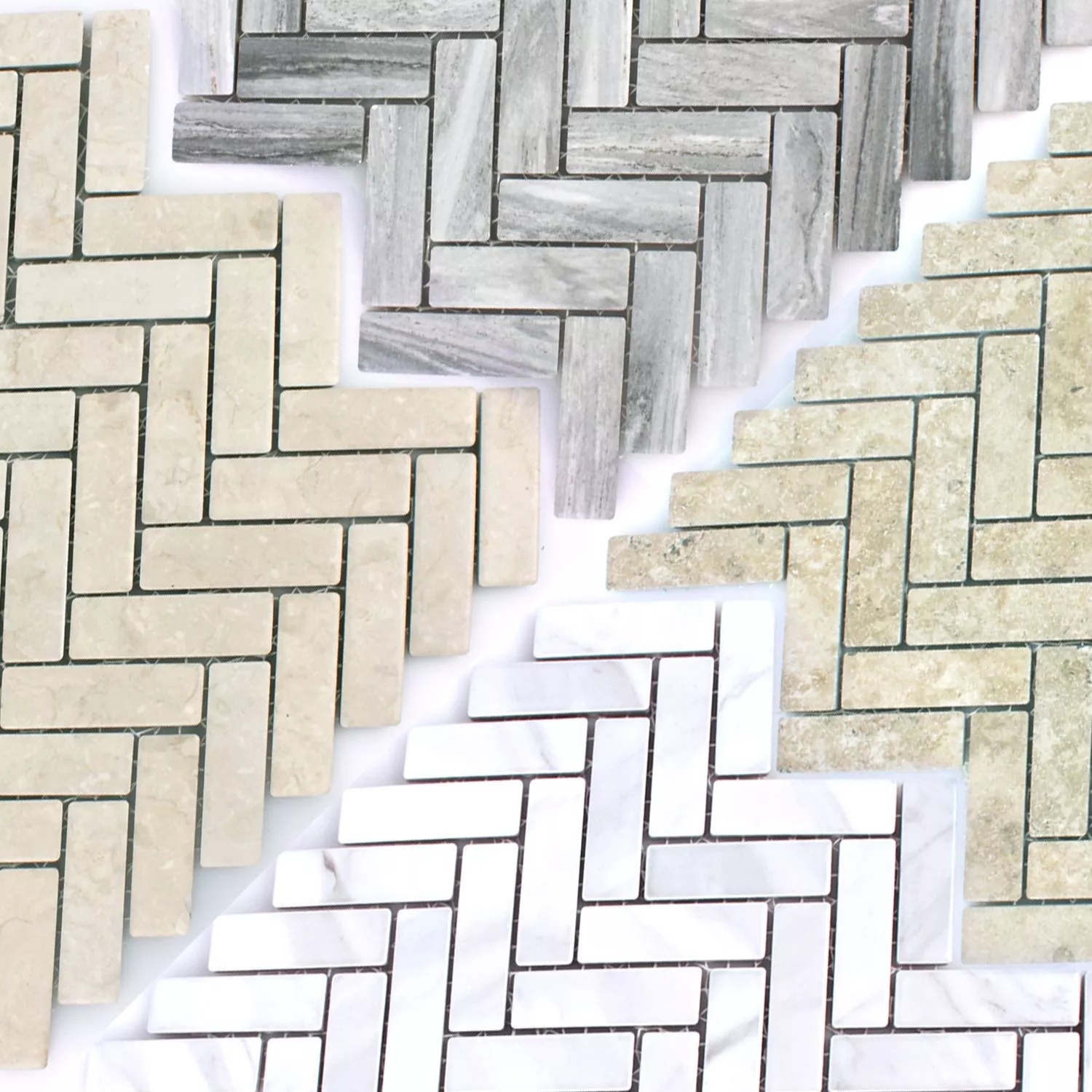 Sample Mosaic Tiles Ceramic Rotilia Stone Optic