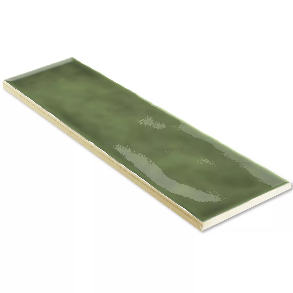 Wall Tiles Lugo Waved Green 7,5x30cm