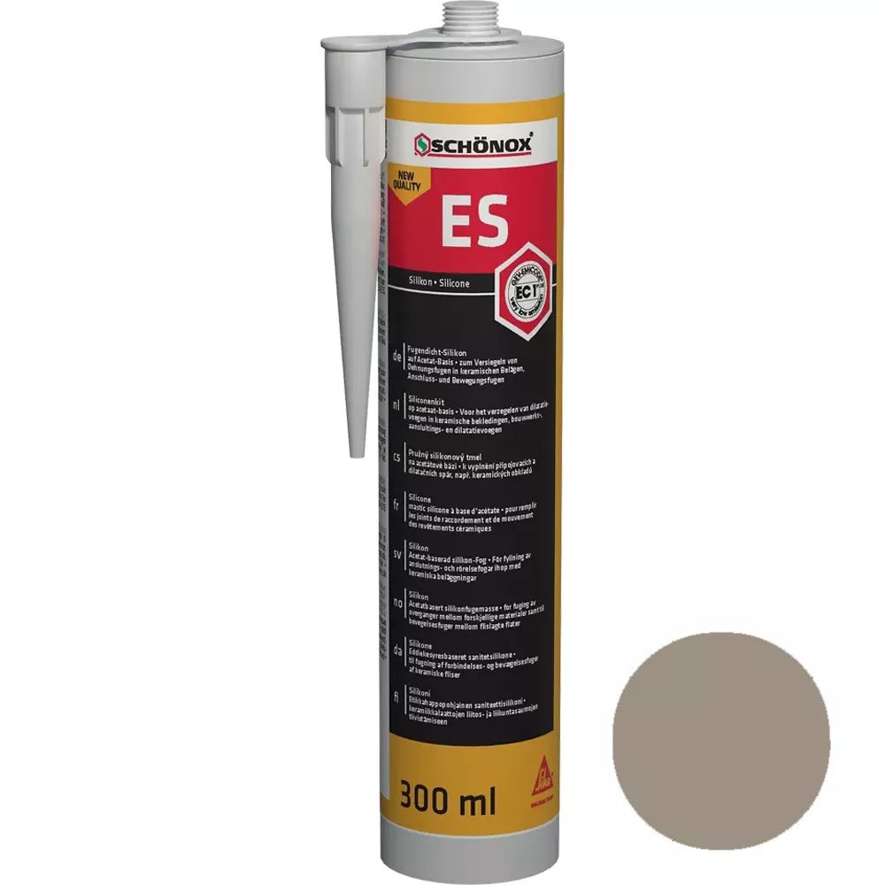 Schönox ES sand gray joint sealing silicone (300ml)