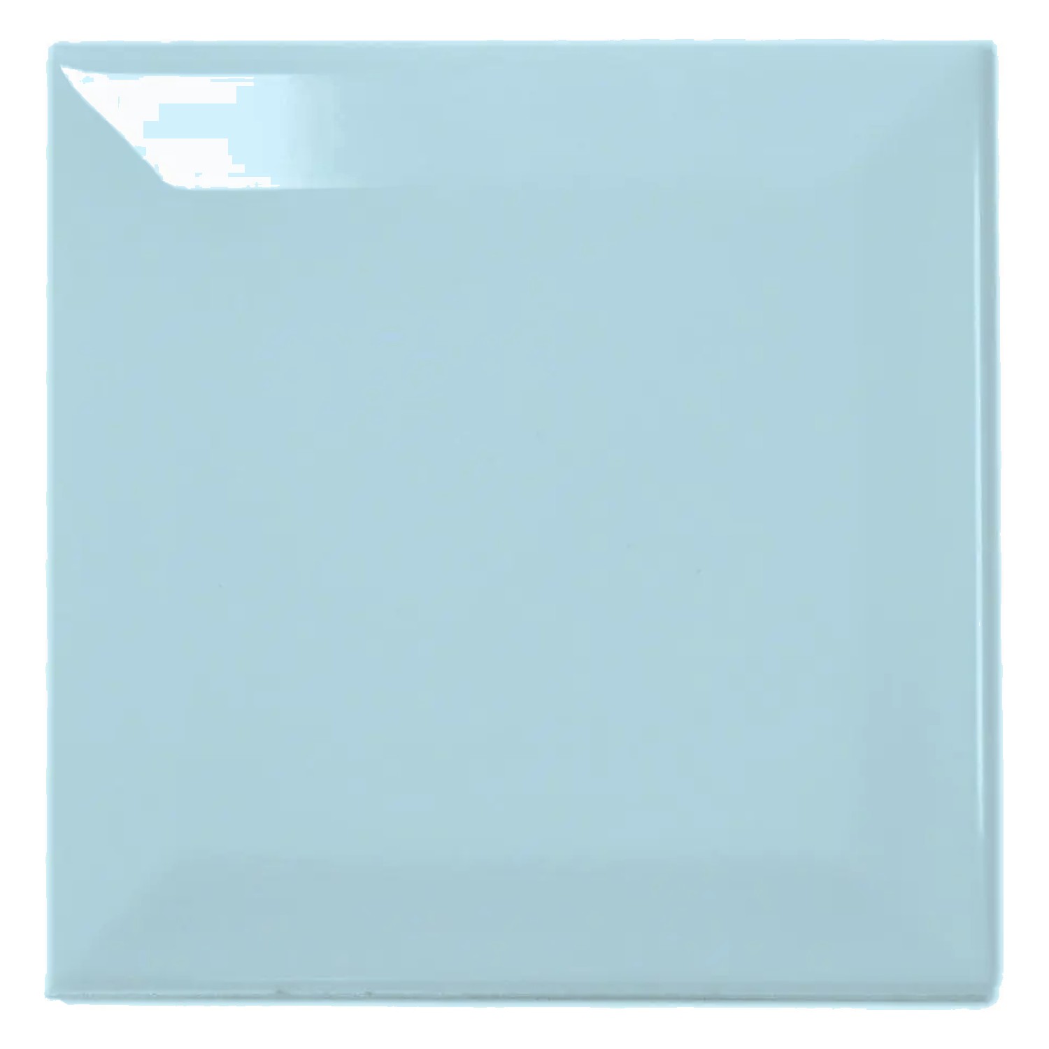 Metro tile Blue Glossy 10x10 cm Facet Catarina Piscina