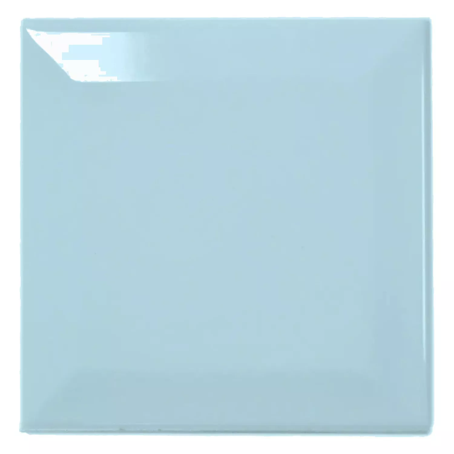 Metro tile Blue Glossy 10x10 cm Facet Catarina Piscina