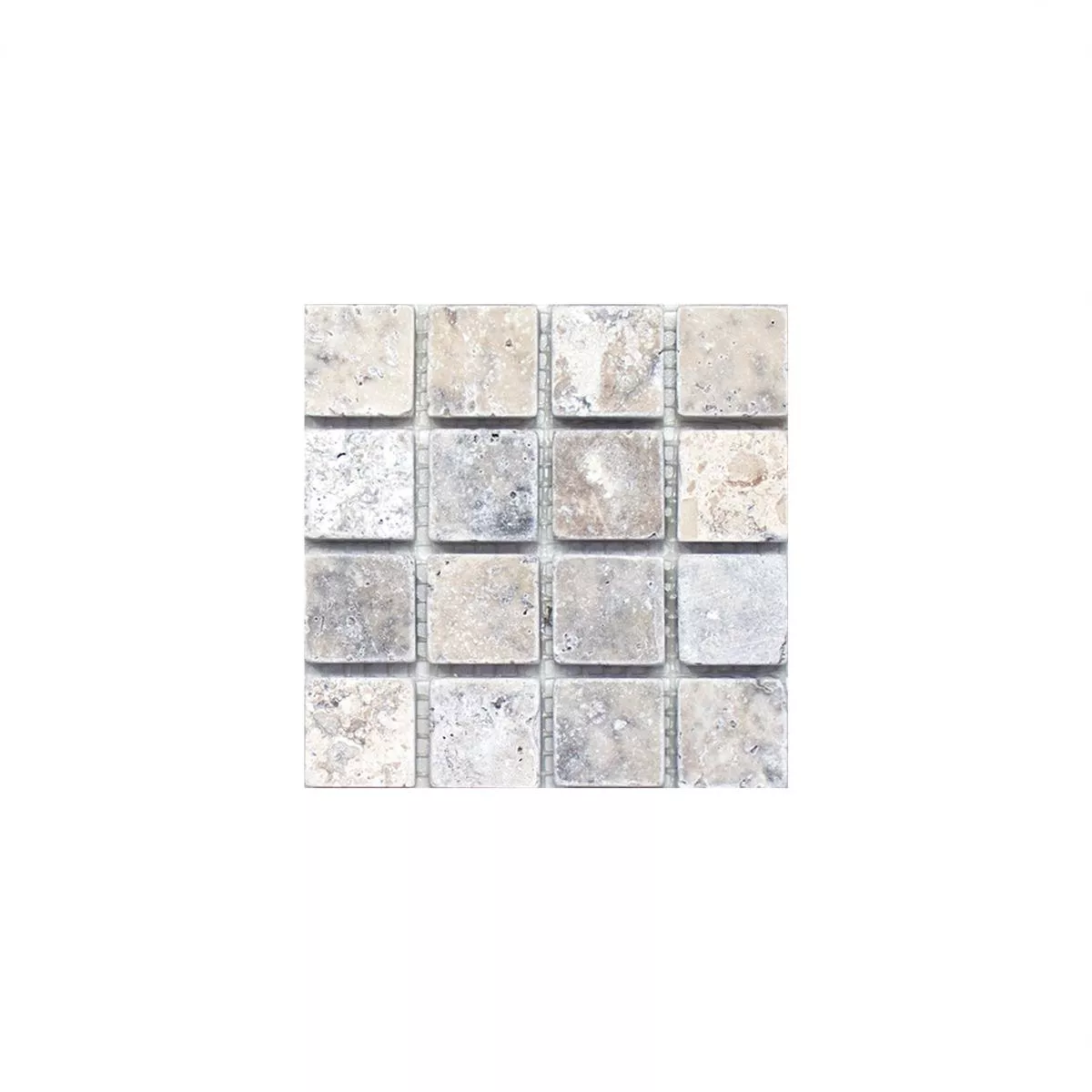 Sample Mosaic Tiles Travertine Nestor Silver 23