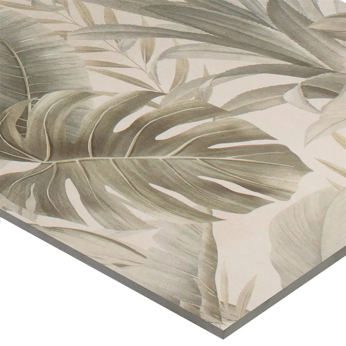 Wall Tiles Honolulu Floral 60x120cm Ivory