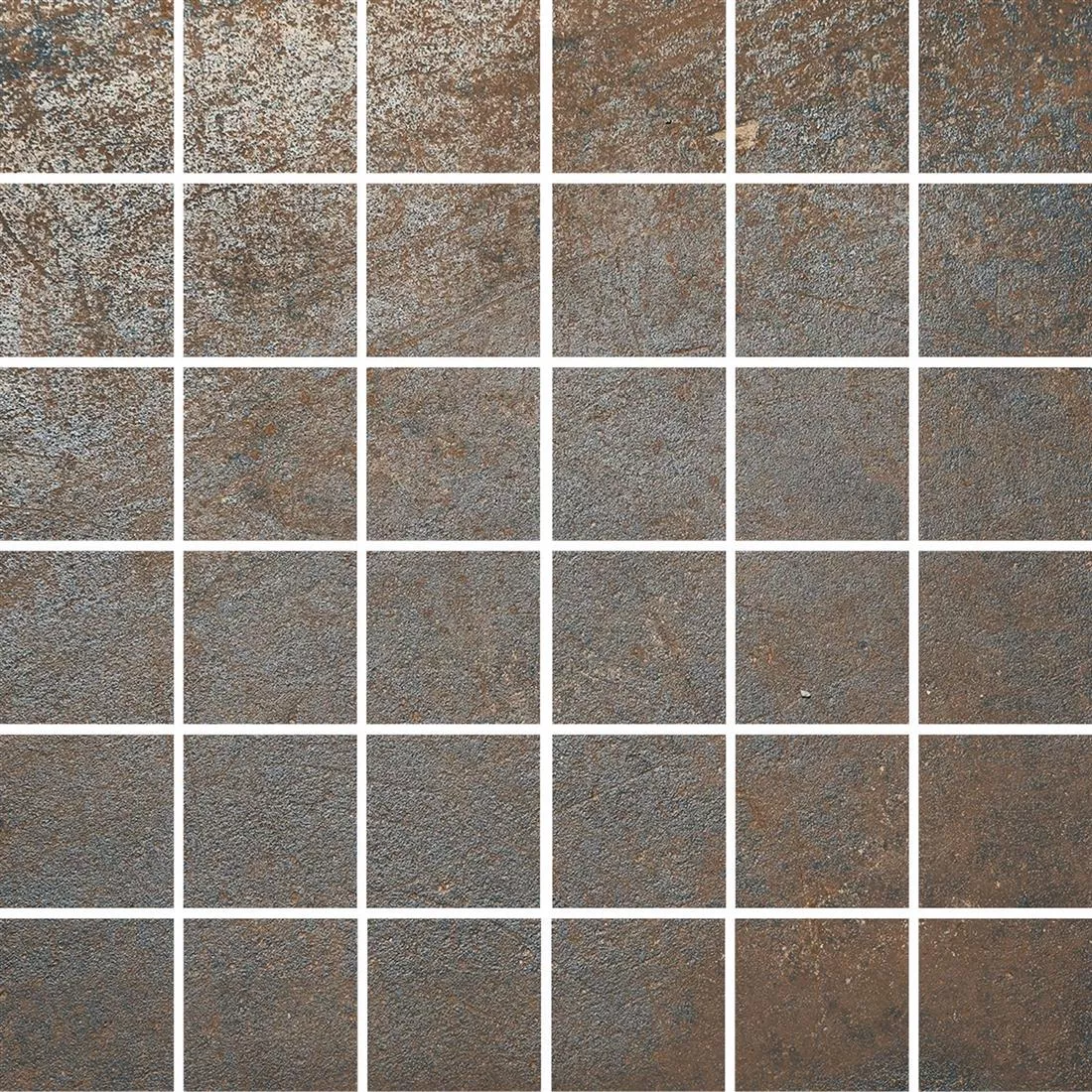 Mosaic Tile Sierra Metal Optic Rust R10/B