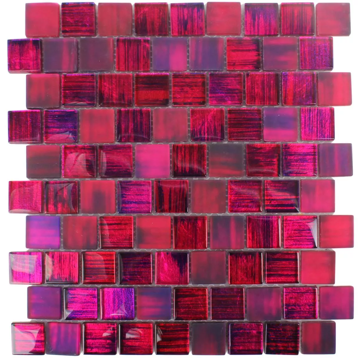 Glass Mosaic Tiles Lanzarote Pink
