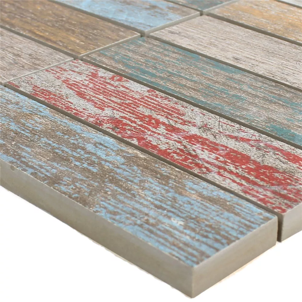 Ceramic Mosaic Tiles Concerto Colored Sticks R10/B Ceramic Mosaic Tiles Concerto Colored Sticks R10/B